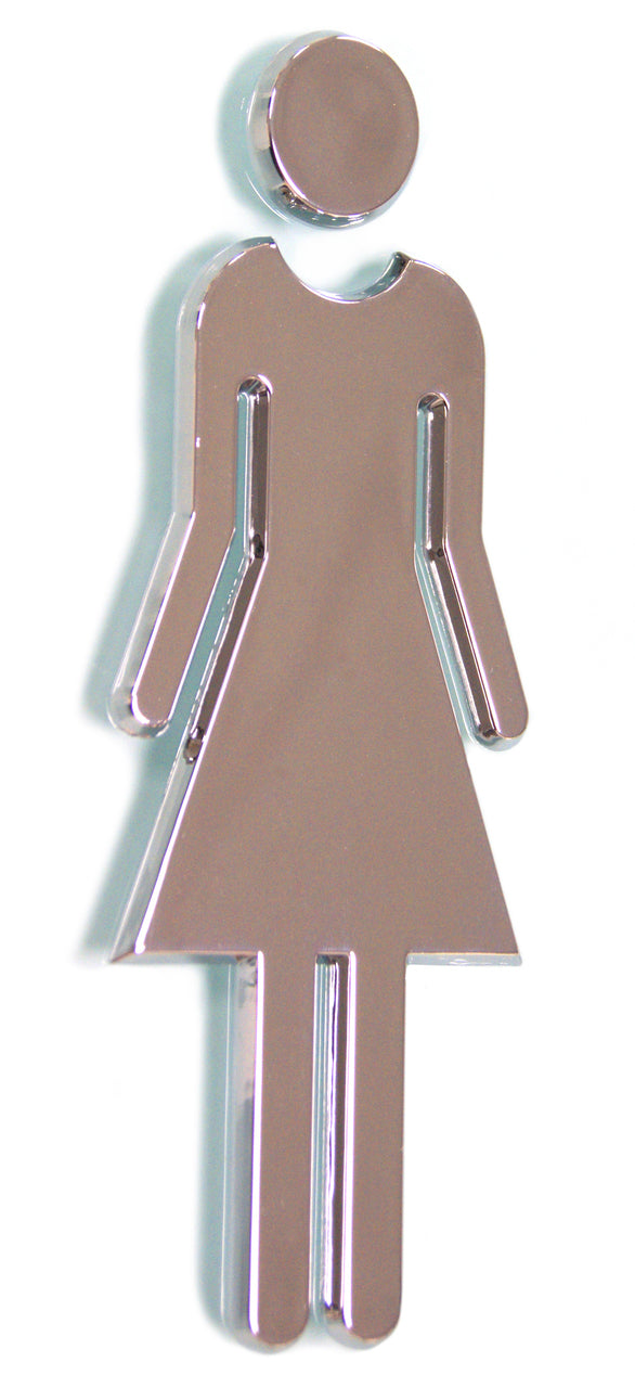 Chrome 'Ladies' Sign