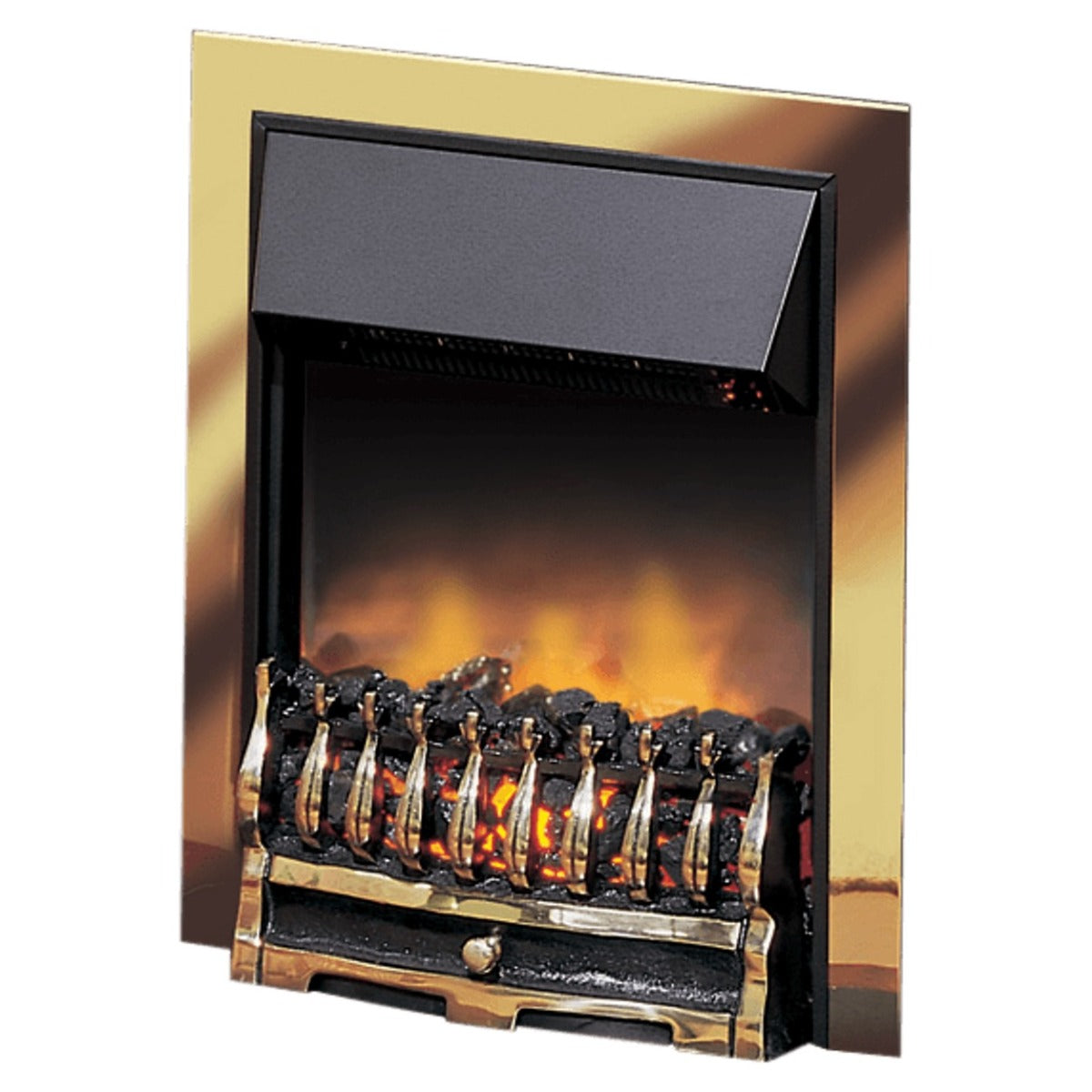 Dimplex Wynford Inset Electric Fire Brass