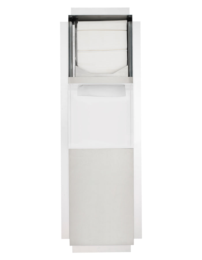 Zero Concealed Paper Towel & Waste Bin