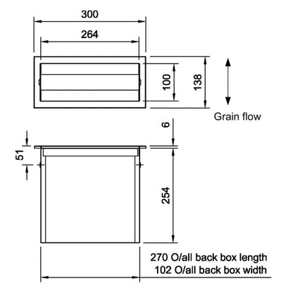 Dolphin Counter Recessed Paper Towel Dispenser
Technical