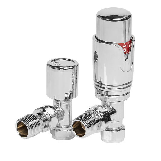 Angled TRV and Lockshield 