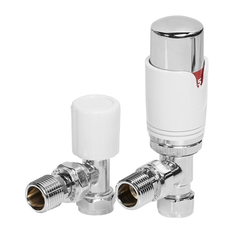 Angled TRV and Lockshield 