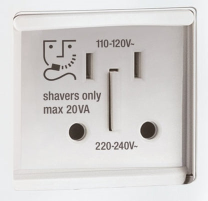 Valera Hotello Club 1400W White Hair Dryer With Shaver Socket, shaver socket
