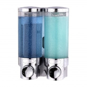 Eclipse Double Shower Dispenser Transparent