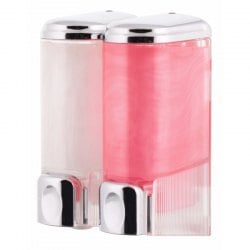 Prestige Dual Soap/Shower Dispensers 2 X 200ml, PW242