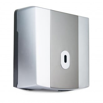 Eclipse Square Mini Jumbo Dispenser Silver