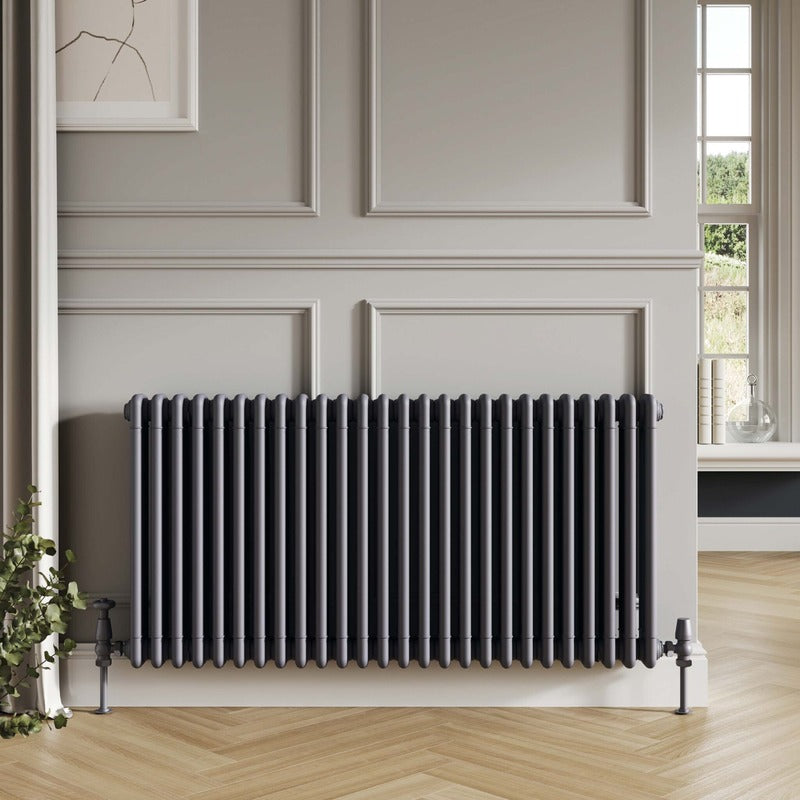 3 Column Horizontal Designer Radiator 
Anthracite