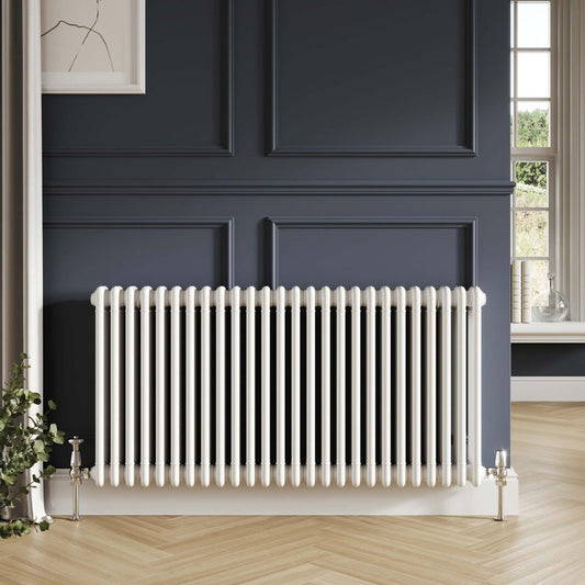 3 Column Horizontal Designer Radiator 
White
