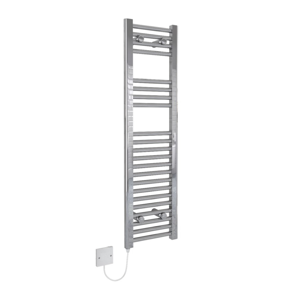 Kudox Flat Electric Towel Rails Chrome