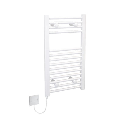Kudox Straight Electric Towel Rail White