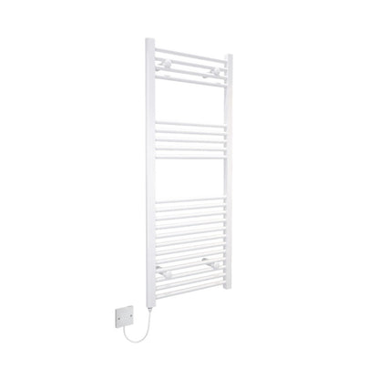 Kudox Straight Electric Towel Rail White
