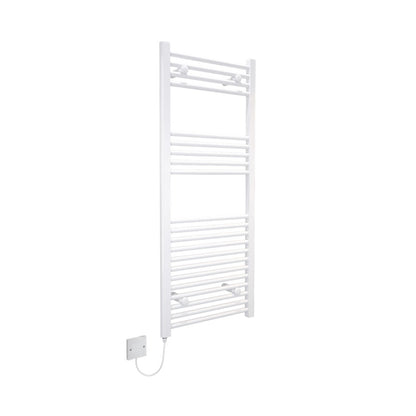 Kudox Straight Electric Towel Rail White