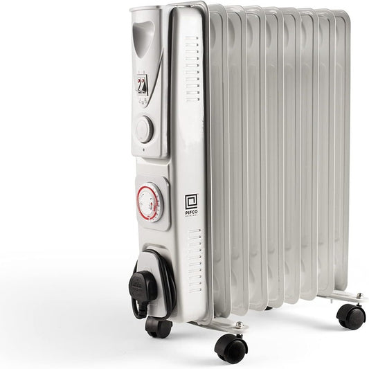 Pifco Oil Filled Radiators with Timer
2.0kW