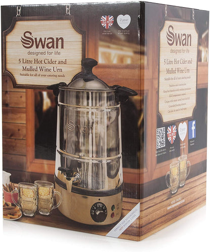 Swan 5 Litre Mulled Wine Catering Urn, SWU5L