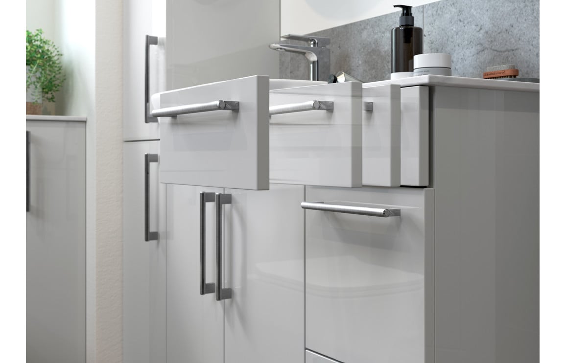 Atlas 200mm Toilet Roll Holder - White Gloss