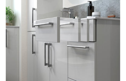 Atlas 200mm Toilet Roll Holder - White Gloss