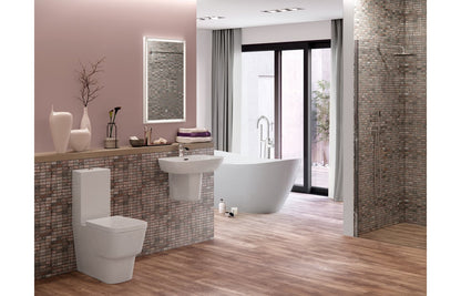 Altair 600x400mm 1TH Basin & Semi Pedestal
