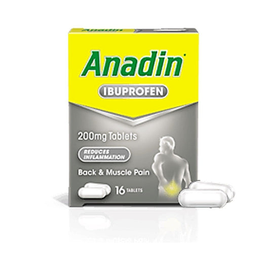 Anandin Ibuprofen Box of 16 Tablets