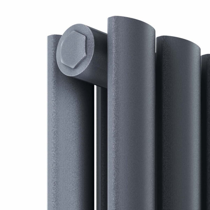 Apex Horizontal Double Radiator 
Anthracite Close-up