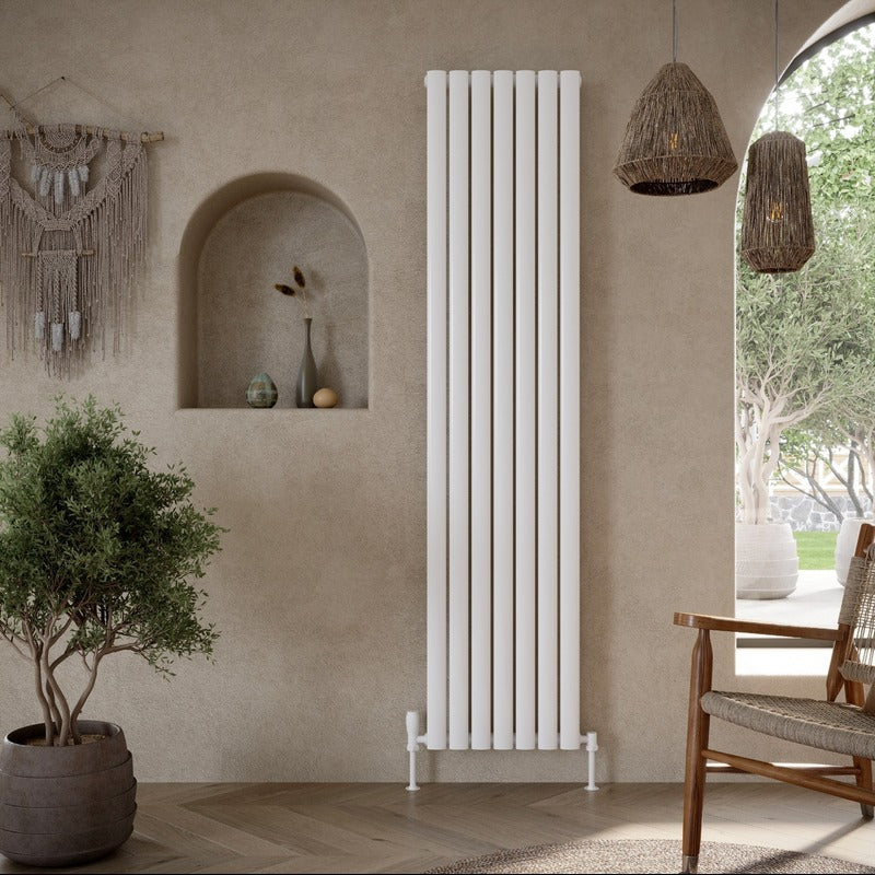 Apex Vertical Single Radiator
White