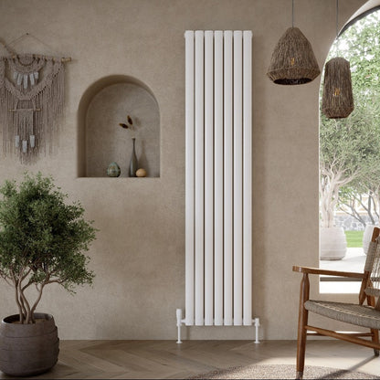 Apex Vertical Single Radiator
White