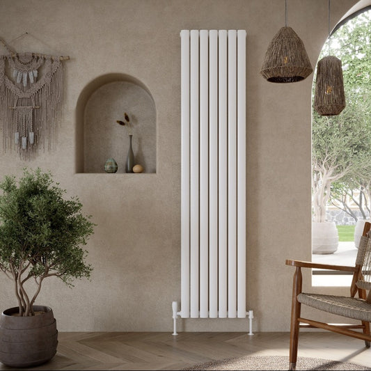 Apex Vertical Single Radiator
White