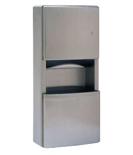 Bobrick Contura Combi Paper Towel Dispenser & Waste Bin 9.8L