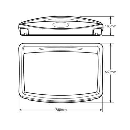 Dolphin Counter Mounted Changing Table
technical