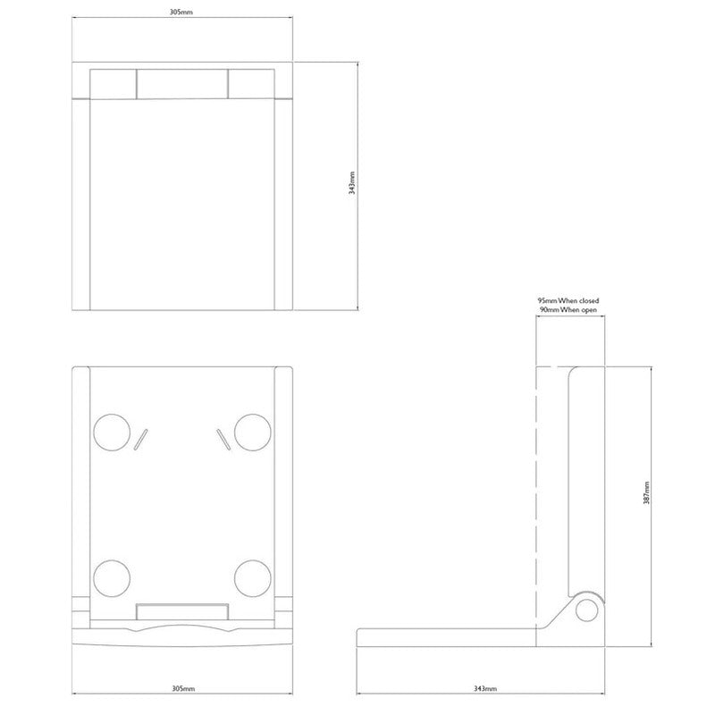 Dolphin Wall Mounted Child Safety Seat
Technical