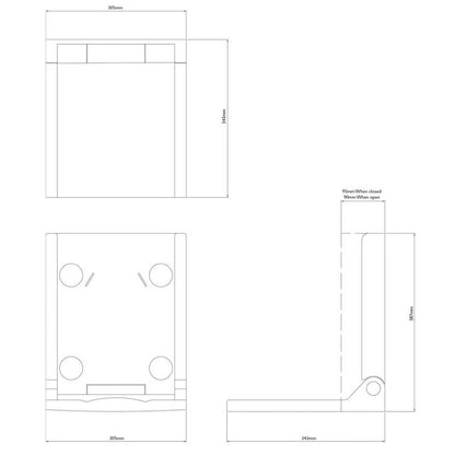 Dolphin Wall Mounted Child Safety Seat
Technical