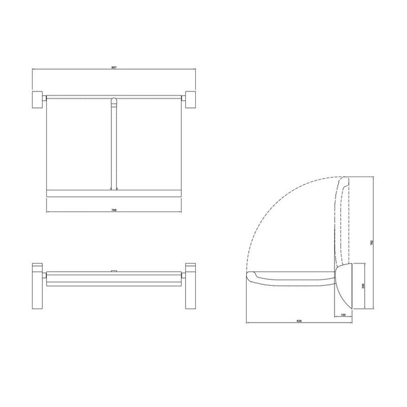 Dolphin Wall Mounted Changing Table
technical