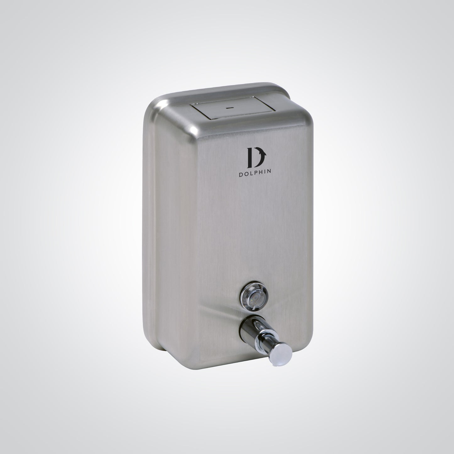Dolphin 1200ml Satin Stainless Steel Vertical Soap Dispenser