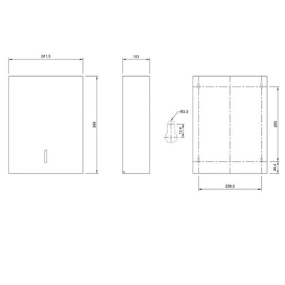 Dolphin Multifold Paper Towel Dispenser
technical
