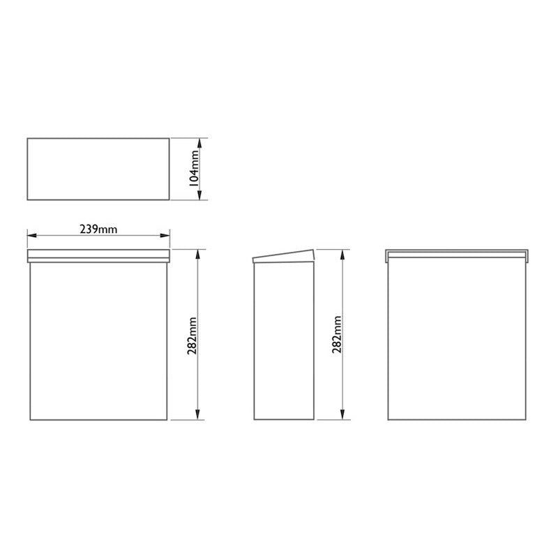 Dolphin Stainless Steel Waste Bin
Technical