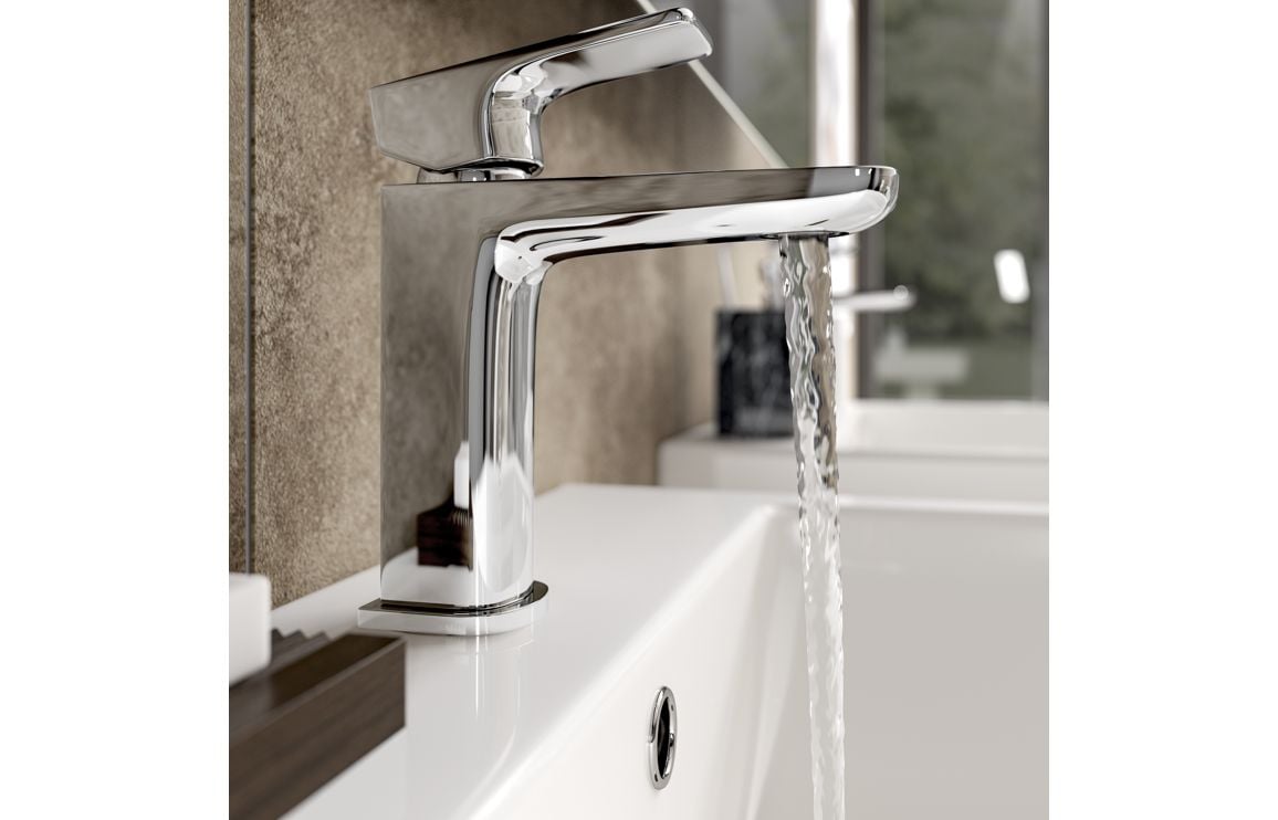 Amaris Basin Mixer & Waste - Chrome