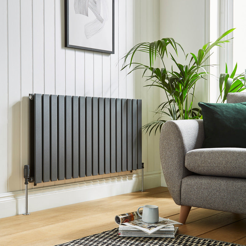 Kartell Boston Horizontal Double Panel Radiator Anthracite 

