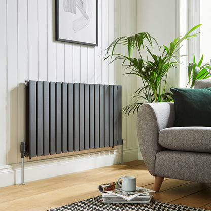 Kartell Boston Horizontal Double Panel Radiator Anthracite 
