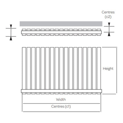Kartell Boston Horizontal Radiator
