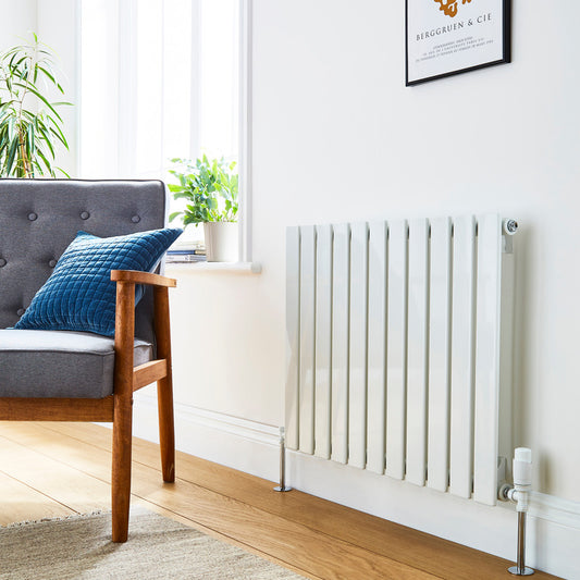 Kartell Boston Horizontal Double Panel Radiator White

