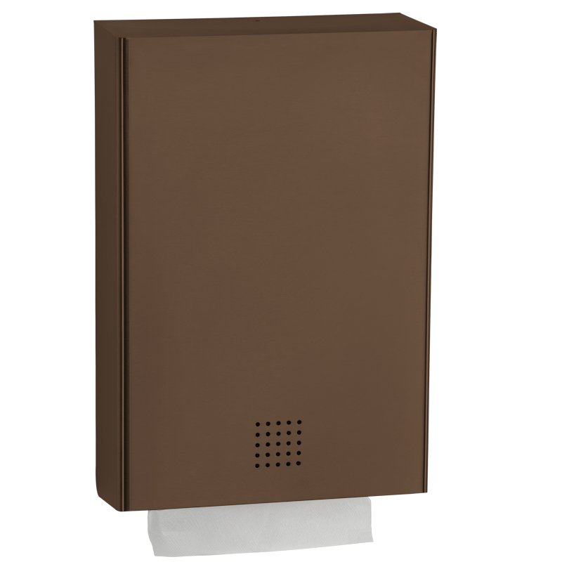 One Bronze Paper Towel Dispenser Large, BR-103, Proox