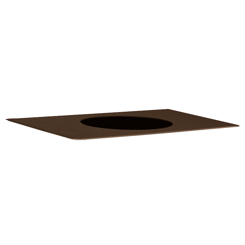 One Bronze Lid for 14 Litre Waste Bin, BR-231