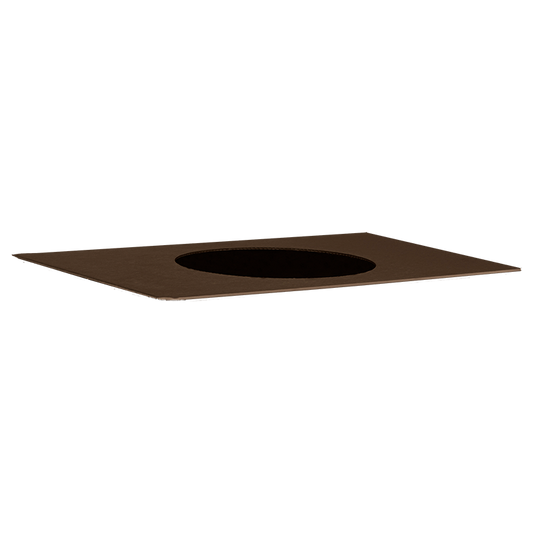 One Bronze Lid for 37 Litre Waste Bin, BR-241
