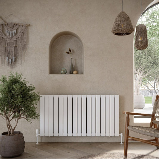Bravo Horizontal Double Radiator
White