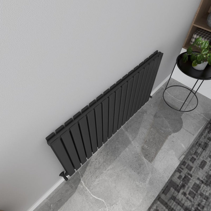 Milan Designer Horizontal Radiator
Black
Birdseye
