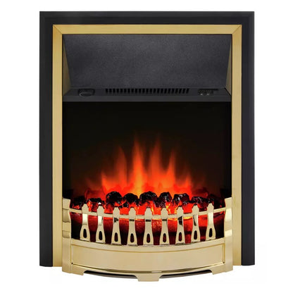 Dimplex Crofton 2kW Classic Inset Fire Brass
