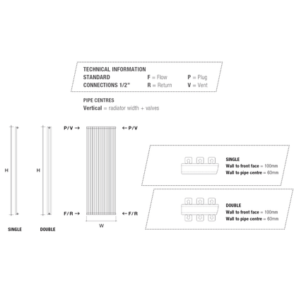 Qbic Vertical Single Panel Radiator
technical