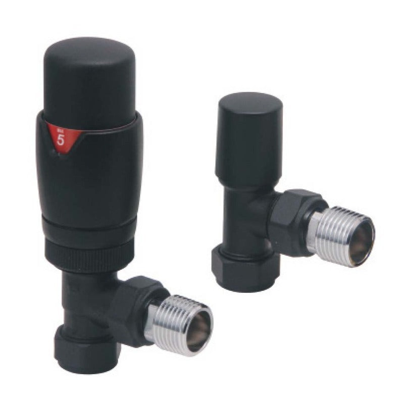 Scudo Designer Angled Valves (Pair)
Black