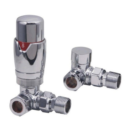Scudo Designer Corner Valves (Pair) Chrome
