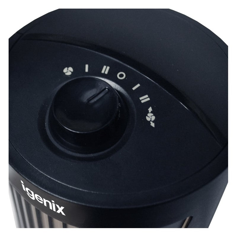 Igenix 12 Inch Mini Tower Fan 
Controls
Black