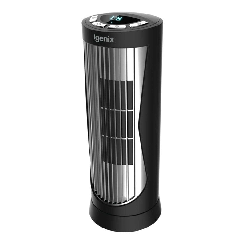 Igenix 12 Inch Mini Tower Fan with 8 Hour Timer
DF0022BL
Black